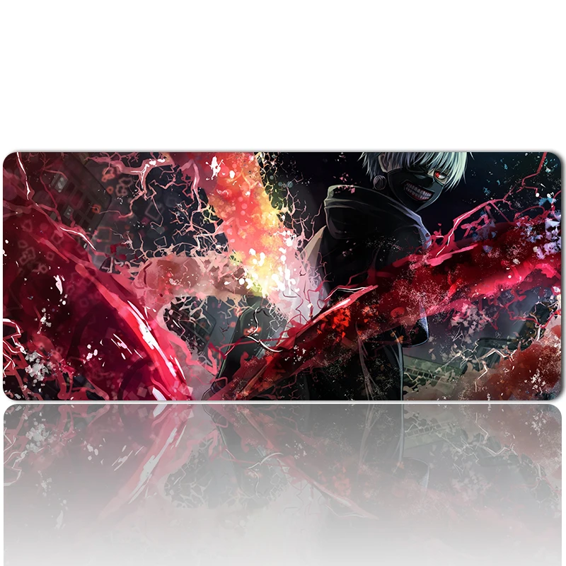 

Tokyo Ghoul Mouse Pad Anime Gaming Table Mats Office Keyboard Pad TCG Playmat, Desk Mats Large Mouse Mats Non-Slip - 34