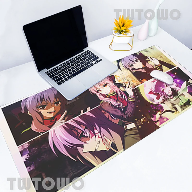 Новый дизайн Owari No Seraph аниме Горячая Распродажа Большой размер Коврик для мыши