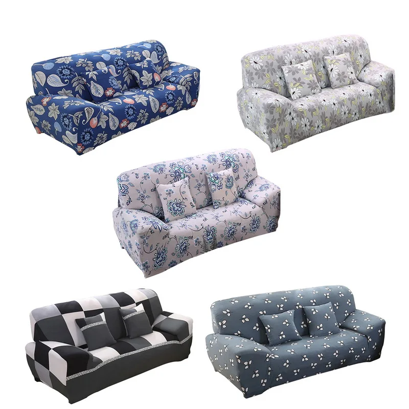 Чехол для дивана с цветочным принтом ткань один два три четыре сиденья чехол