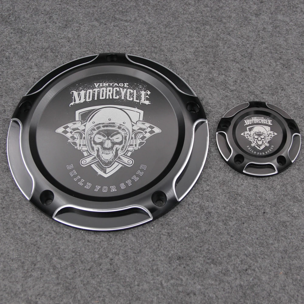 Derby Cover Timer Timing Cover For Harley Touring Road King 1999-2015 Dyna CVO Twin Cam 99-17 Softail Fat Boy Heritage 99-later