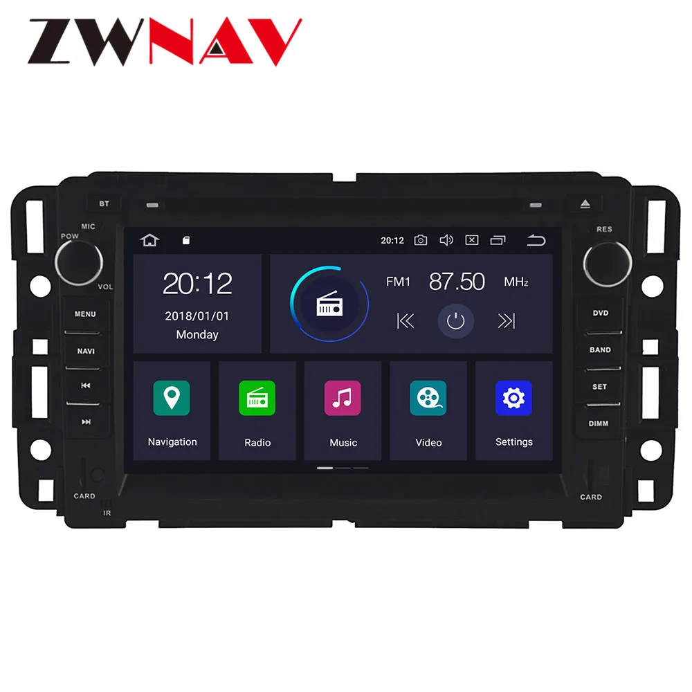Android 10 PX6 4 + 64 гб с DSP Carplay IPS экран для GMC 2007 2008 2009 2010 2012 2013 2013-2014 большой AC