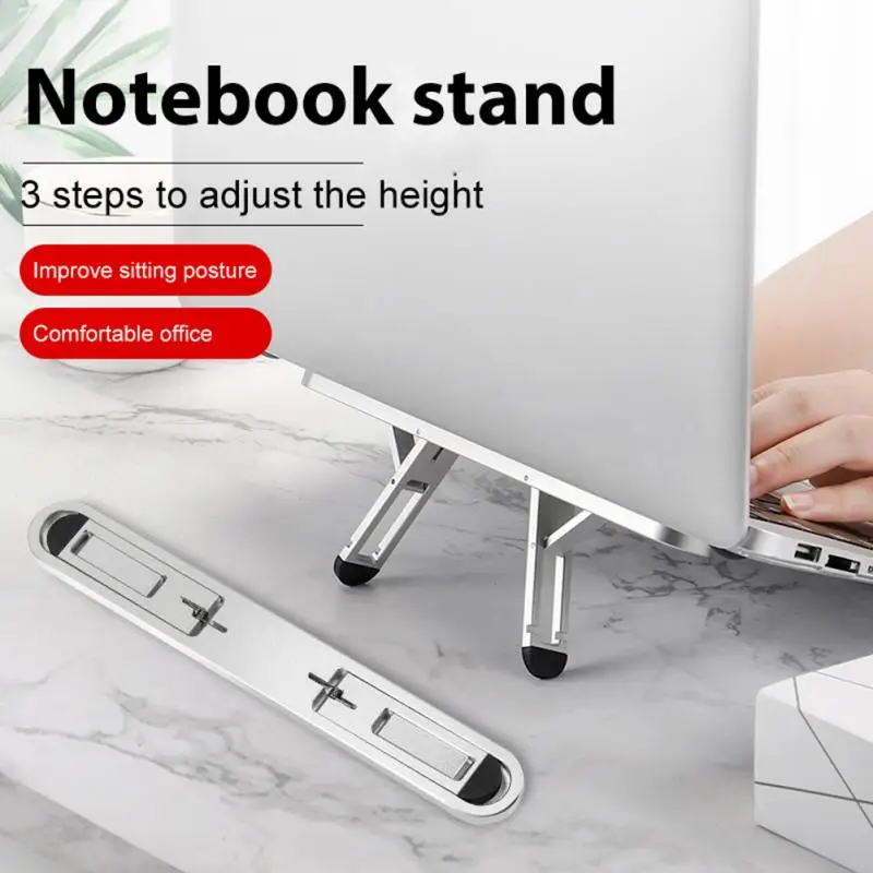 

Foldable Laptop Ergonomic Stand For MacBook IPad Notebook Mini Holder Bracket Cooling Bracket Universal Portable Laptop Support
