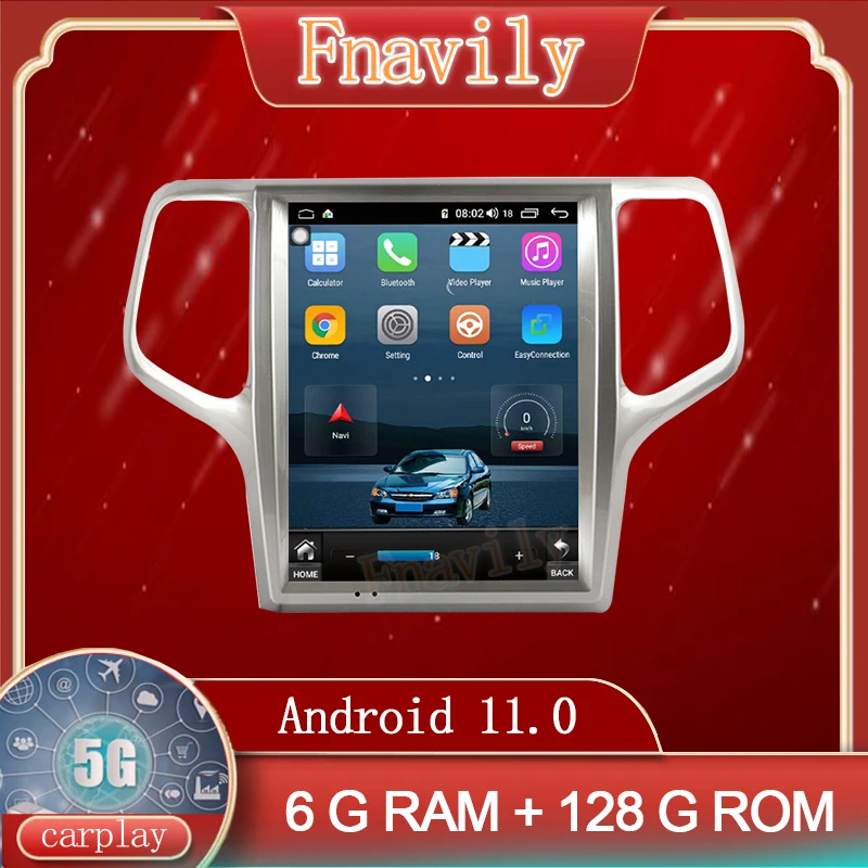 

Car Radio Android 11 For Jeep Grand Cherokee WK2 With Bluetooth Navigation Video Central Multimedia Automotivo Player WIFI12.1“