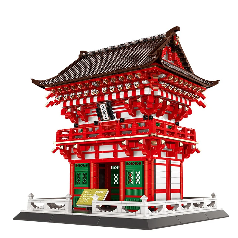 

2049PCS MOC Architecture Building Blocks Japan Kyoto Niomon Of Kiyomizu-Dera Assembled Construction Brick DIY Kit Kids Toys Gift