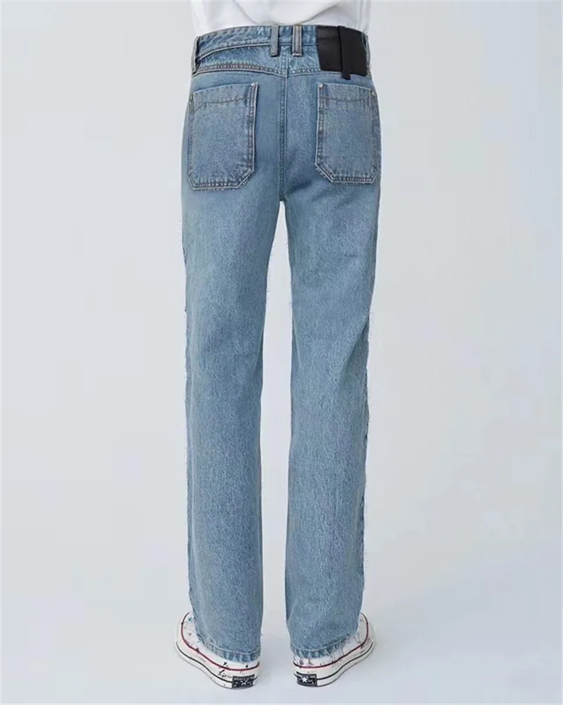 

Ader Error Men Women 1:1 Drawstring Denim Pants Best Quality Adererror Cowboy Skinny Jeans Mens Fashion Streetwear