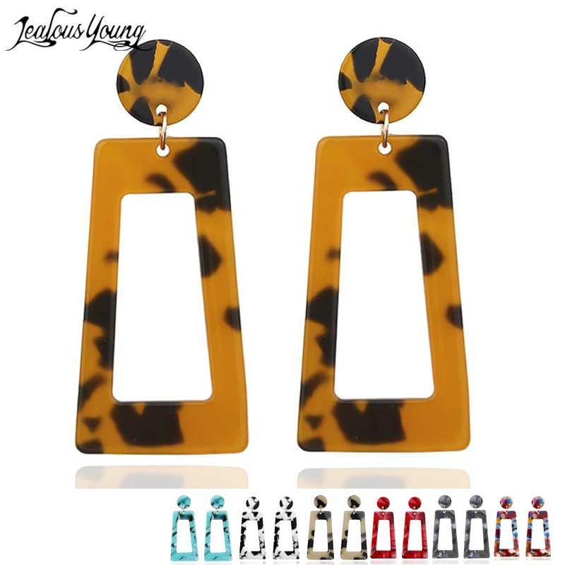 Новые модные ювелирные изделия женские винтажные массивные висячие серьги с