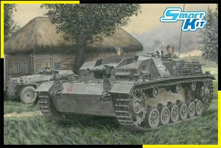 Dragon 6919X1/35 StuG. III Ausf. B комбинированный набор Sd. Kfz.252 mit Ah.32/1 модель прицепа | Игрушки и