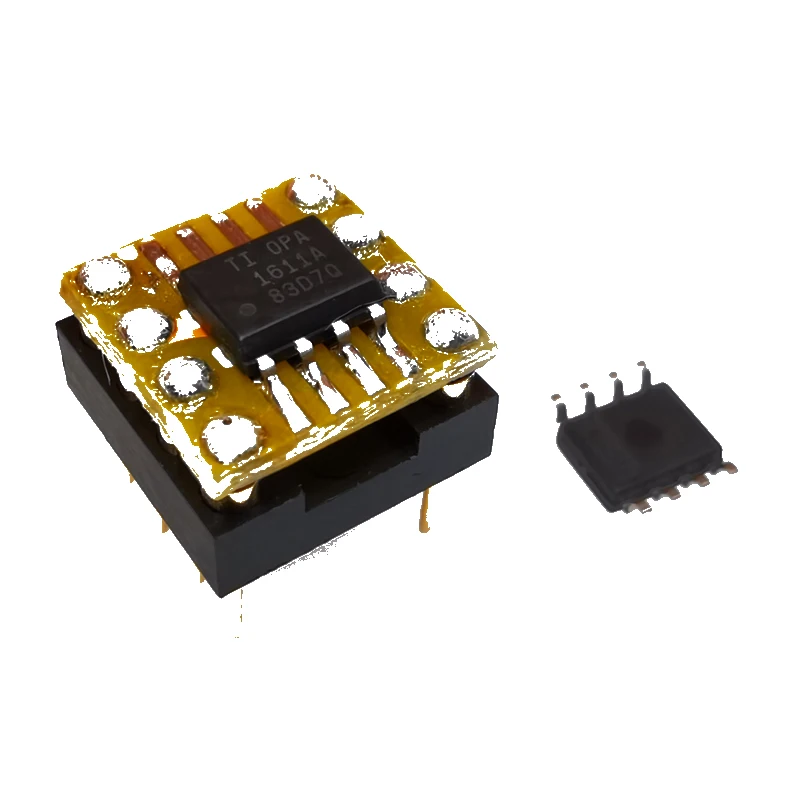 1 шт. OPA1611A Новые США BB TI Single Op Amp OPA1611AIDR OPA1611 SOP8 К DIP8 для ЦАП усилителя