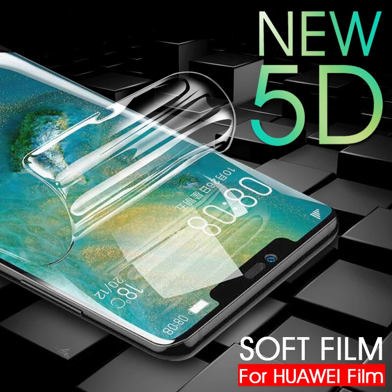 2 1 шт. пленка не стекло для Huawei P40 P30 P20 Pro Защитная экрана Mate 20 Honor 10 9X 8X