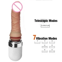 auto heating masturbator sex machine gun toys flexible dildo thrusting vibrationheating with warm feeling sex toys for woman