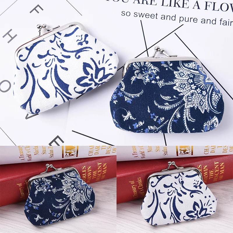 

1PC Women Retro Canvas Coin Purse Kids Wallet Girls Money Bag Children Gift