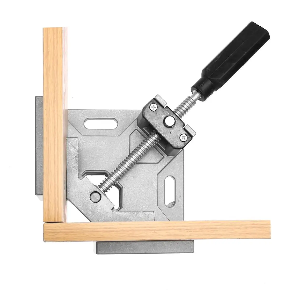 

1pc Aluminum Alloy 90 Degree Right Angle Clamp Single Handle Corner Frame Clamp Clip Woodworking Tools