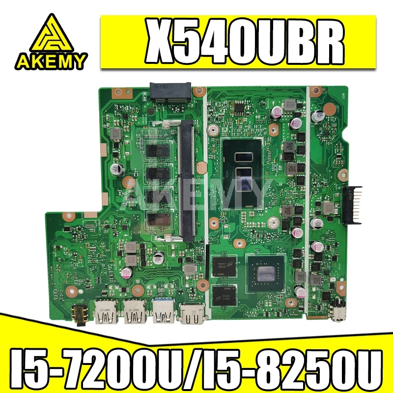 

Akemy X540UBR материнская плата для ноутбука Asus X540UB X540UBR материнская плата протестирована I5-7200U/I5-8250U 4 Гб RAM