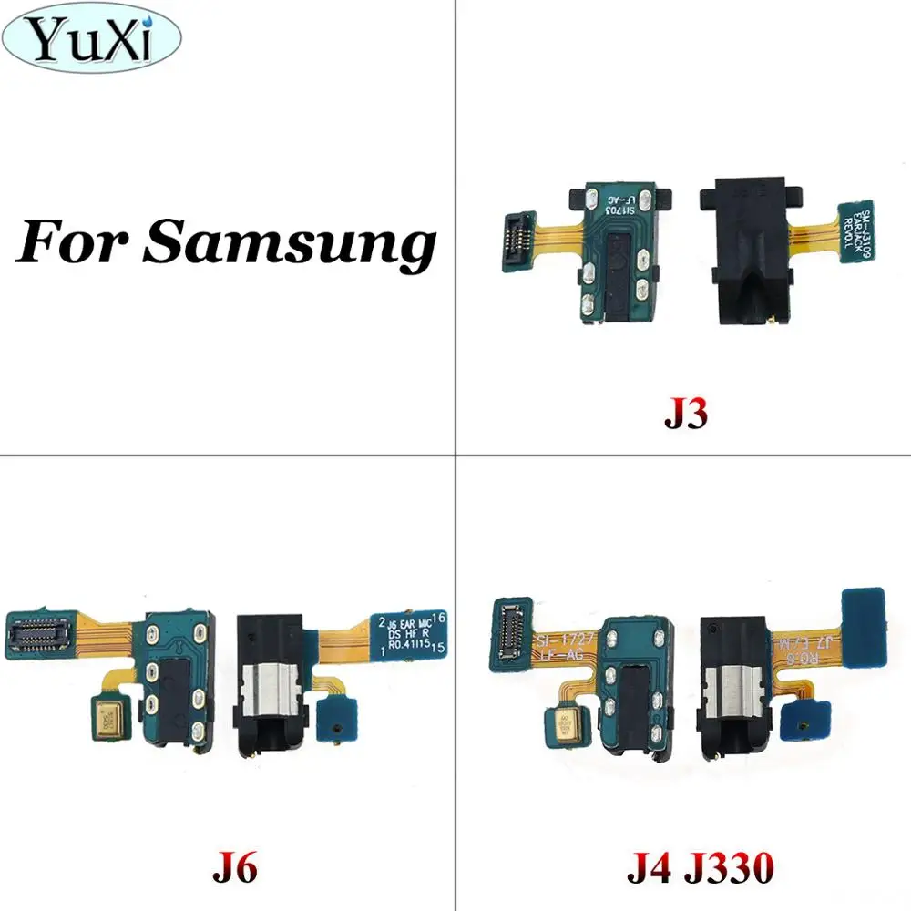 Шлейф для наушников YuXi Samsung Galaxy J3 J4 J6 2018 J600F J400 J400F J330|Шлейфы мобильных телефонов| |