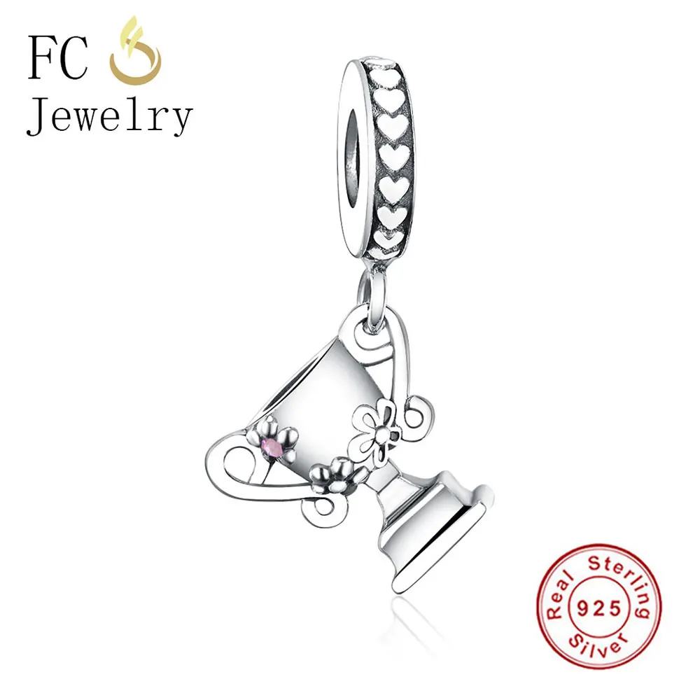 FC ювелирное изделие оригинальный брендовый браслет с подвесками серебро 925 пробы