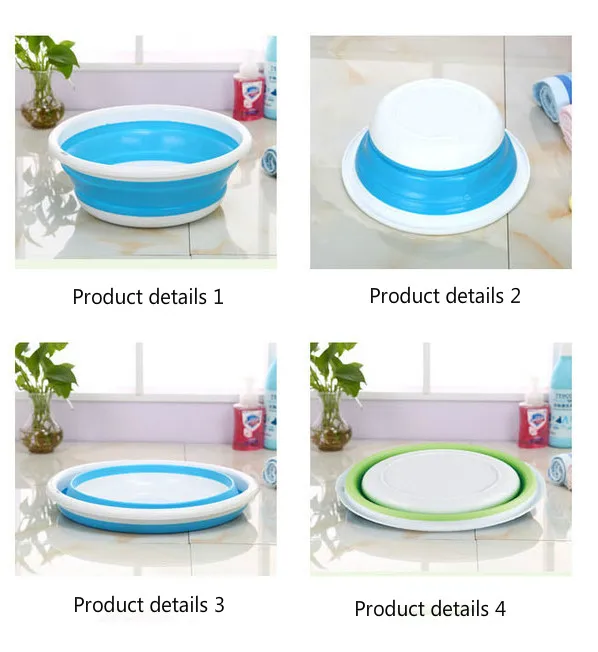 Складное ведро легко хранить складная раковина для ног путешествий за рубежом