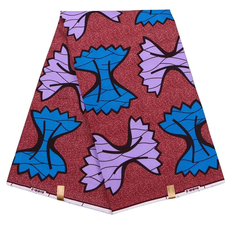 

Ankara Candy Printed Cute Red Wax Fabric for Lafy Sewing 6Yards