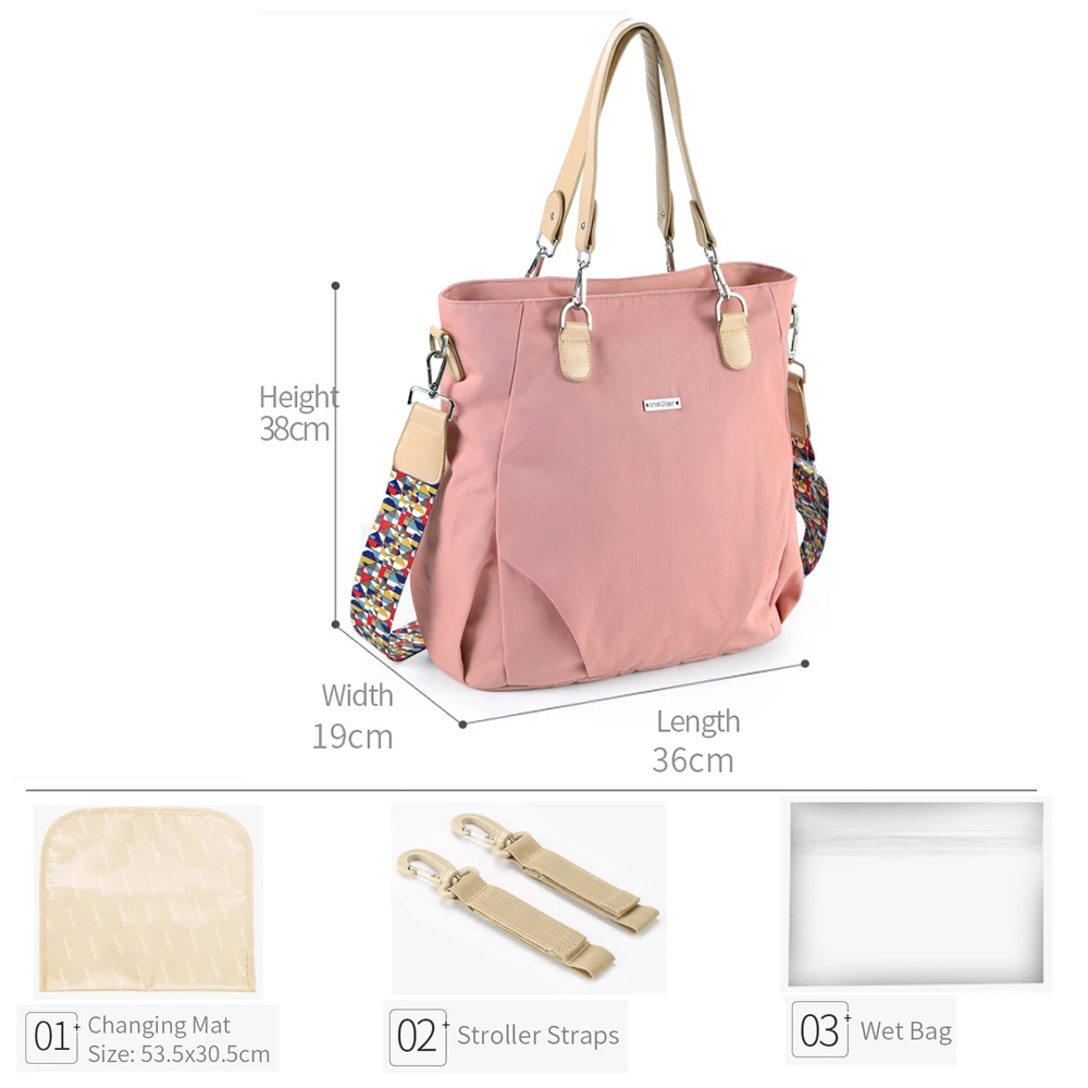 

Diaper Bag Mummy Maternity Baby Nappy Backpack Large Capacity Travel Stroller Nursing Bag Baby Bag Shoulder Women's Care Handbag