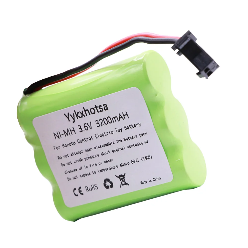 10 шт./упак. 3 6 V 3200mAh NiMH аккумулятор для радиоуправляемых игрушек автомобилей