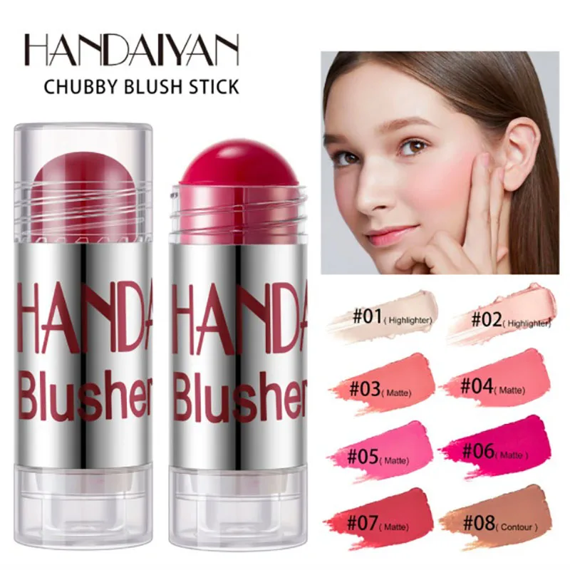 

Blush Stick Cream Rubores Coloretes Fard A Joues Lip And Cheek Tint Subrayadores Bronzer Palette Contouring Makeup Frete Grátis