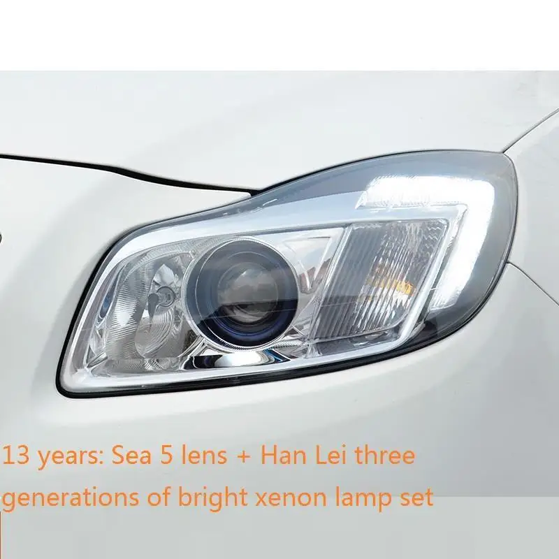 Наружные Drl дневные Neblineros Luces Para Авто Стайлинг светодиодные ходовые Автомобильные фары передние противотуманные фары 13 для Buick Regal - Цвет: Number 4