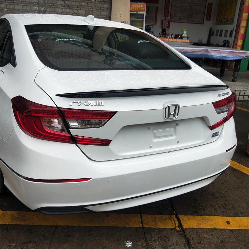 

High quality ABS spoiler For Honda Accord Rear wing primer or black or white DIY car spoiler For Accord 2018 2019 2020 spoiler