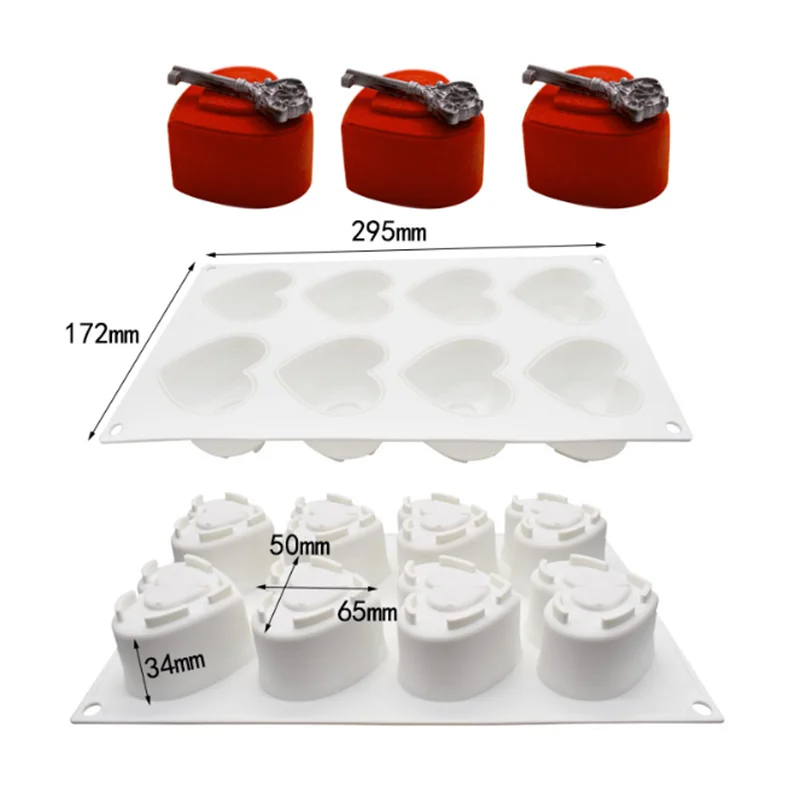 

Candle Mould Baking DIY Chocolate Mousse Cake Mold Cake Decoration Tools for Kitchen Gadgets New Cake Tools Silicone Mold.8z