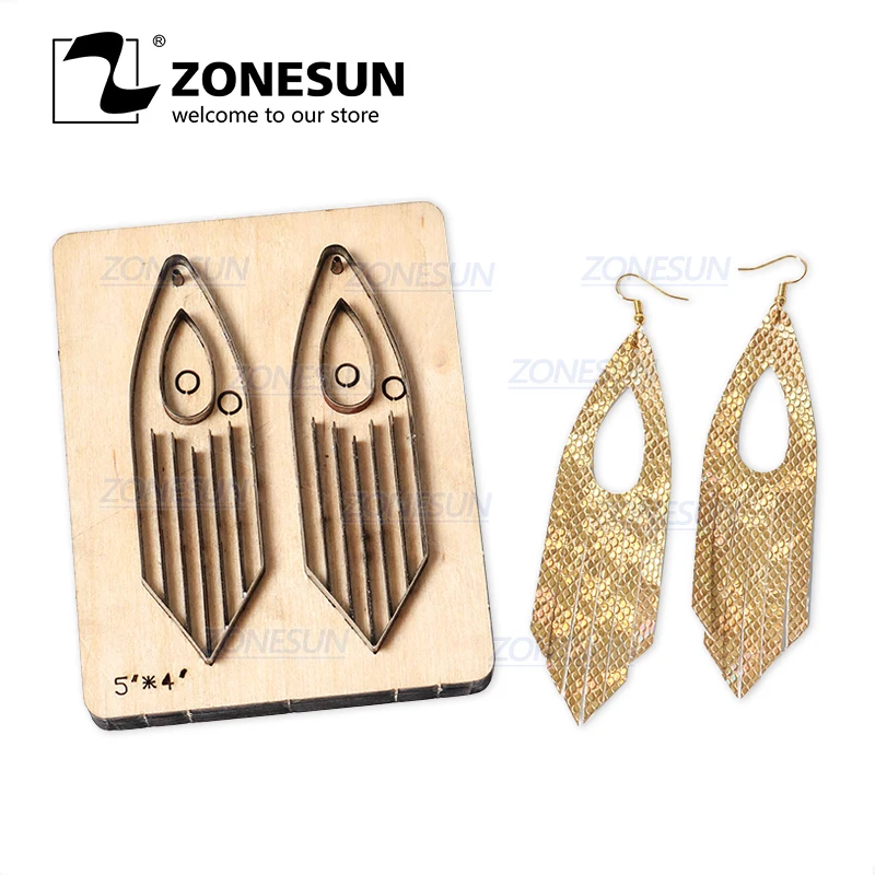 ZONESUN H4 сделай сам изготовленный на заказ режущий инструмент для резки кожаных