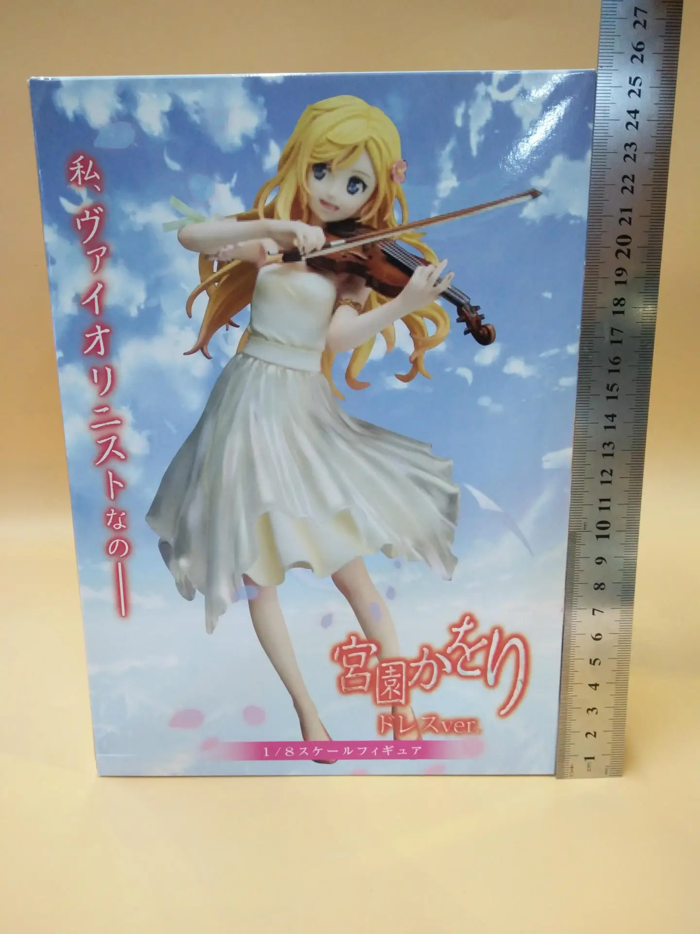 Новое поступление Аниме ваша лежа в апреле Kaori Miyazono скрипка Униформа Ver мультфильм кукла ПВХ фигурка Коллекционная модель игрушки подарок