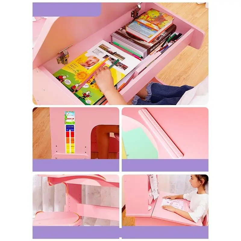 

Chaise Toddler De Estudo and Chair Enfant Pupitre Child Silla Y Infantiles Adjustable Kinder Mesa Infantil Study Table for Kids