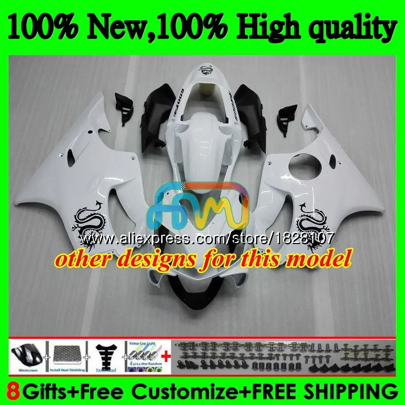OEM Обтекатели для HONDA CBR600 FS CBR 600F4i 600 F4i 04 05 06 07 141BS.19 CBR600F4i 2004 Белый Черный 2005 2006