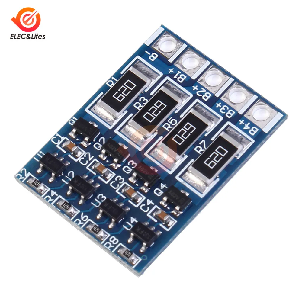Литий ионная Lipo литиевая батарея 18650 плата защиты PCB BMS с балансиром для модуля Aurido