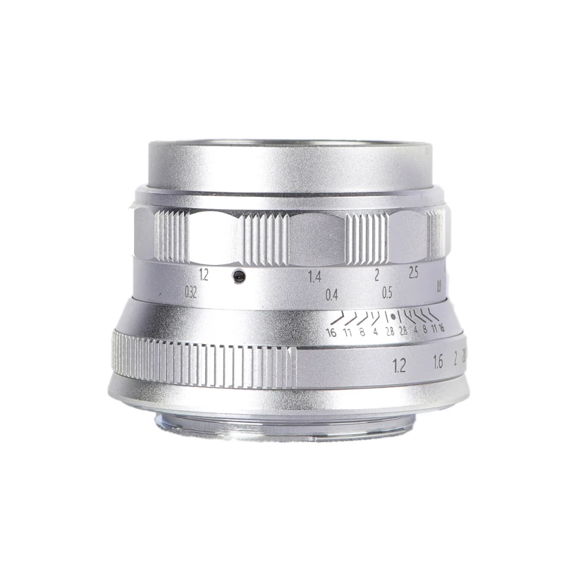 Brightin Star 35 мм F1.2 объектив основной ручной фокус Для беззеркальных камер Fujifilm Fuji X FX