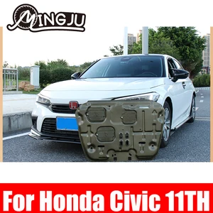 For Honda Civic 11th 2022 Engine Chassis Guard Cover Protector Manganese Steel Accessories Special For Modification