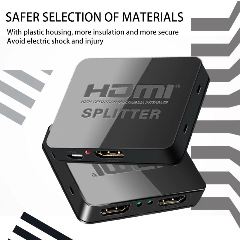 Разветвитель Hdmi 1080p 4K1 в 2 на 1x2 HDCP устройство для зачистки 3D сплиттер усилитель