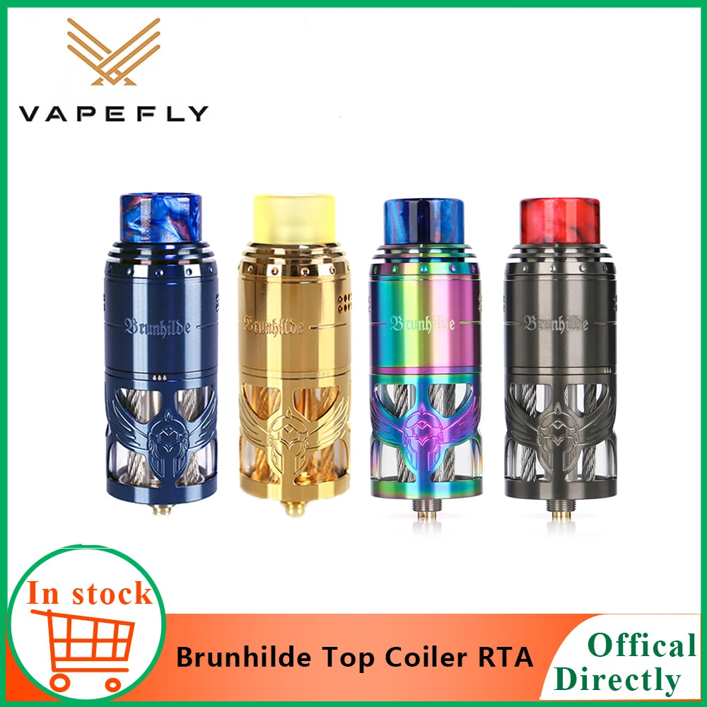 Новое поступление топ вейпа брунхильда RTA 8 мл/2 мл с полой конструкцией и двойной