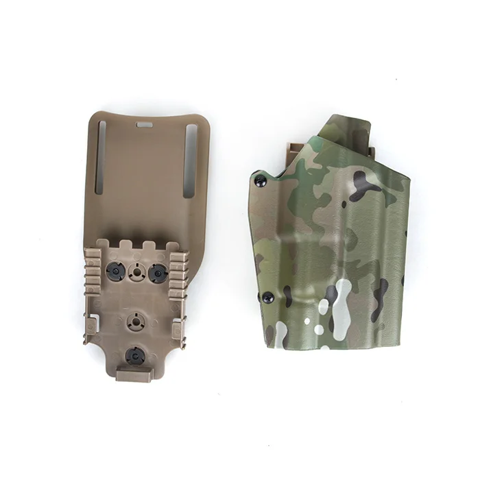 Тактический Kydex X300 светильник кобура весло и петля для ремня для GBB Glock Coyote коричневый мультикам черный(STG051112
