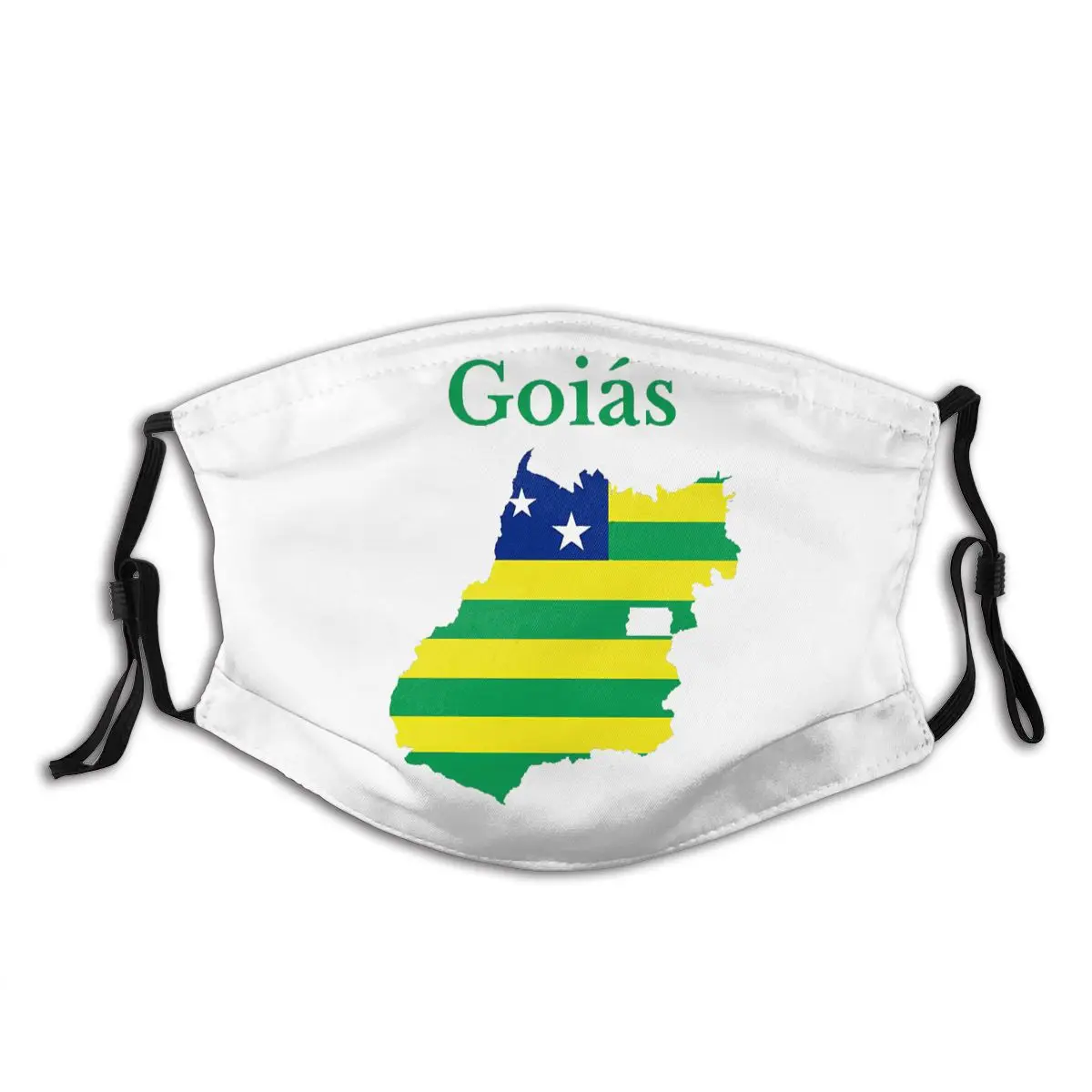 

State Of Goias Map Flag Brazil R282 Funny Novelty R282 Activated Carbon Filter Mask