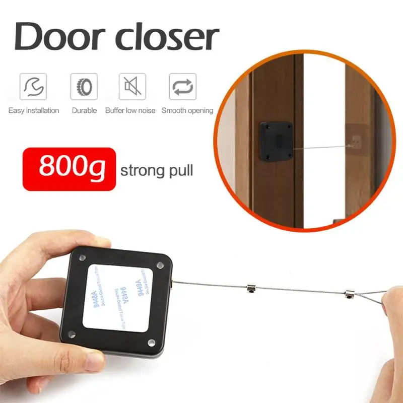 

1PC Punch-free Automatic Sensor Door Closer Automatically Close For All Doors
