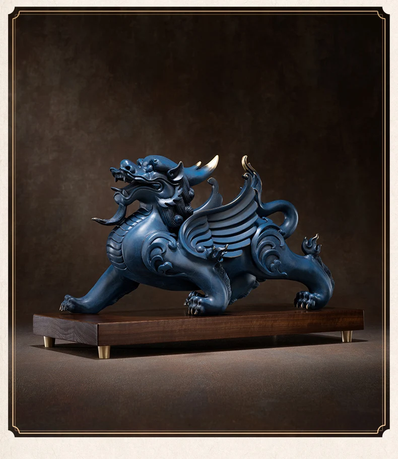 Günstig 2021 High Grade Büro Dekoration GUTE LUCK Erbitten Reichtum Geld Drachen PI XIU Maskottchen Bronze Statue HOME Shop Club BAR Unternehmen