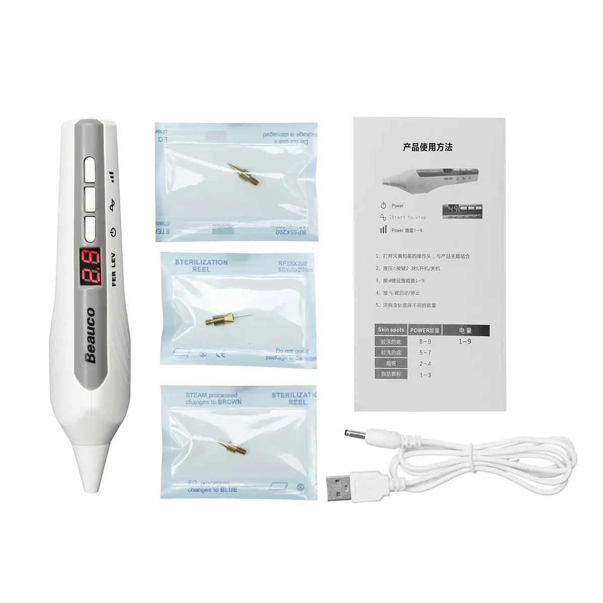 

Newest Fibroblast Plasma Pen for Face Eyelid Lift Wrinkle Removal Spot Removal Plasmapen Skin Lift Usb 4 Files Adjustable 2019