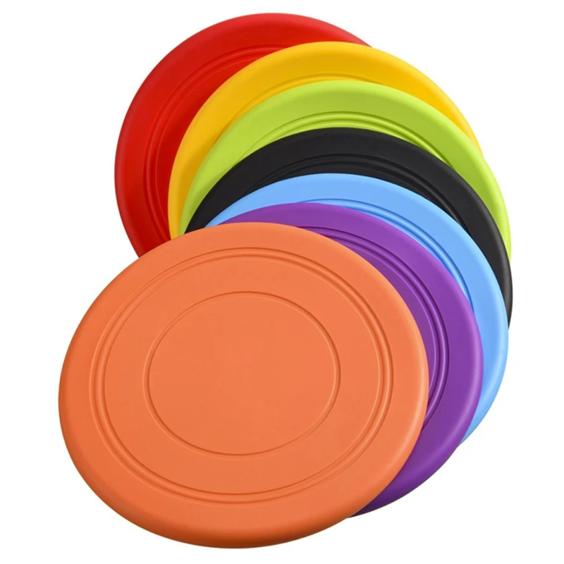 

1Pcs Soft Non-Slip Silicone Flying Saucer Resistant Chew Dog Toy Pet Game Flying Discs Puppy Training Interactive Pet Supplies