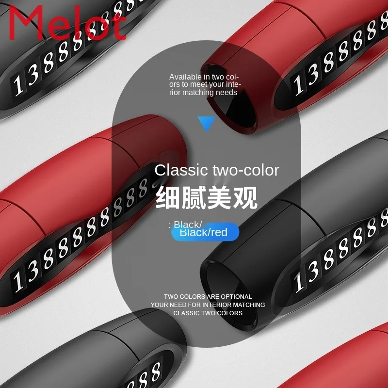 

Temporary Parking Sign Car Moving Phone Number Sign in-Car Creativity Stereo Car Mobile Phone Number