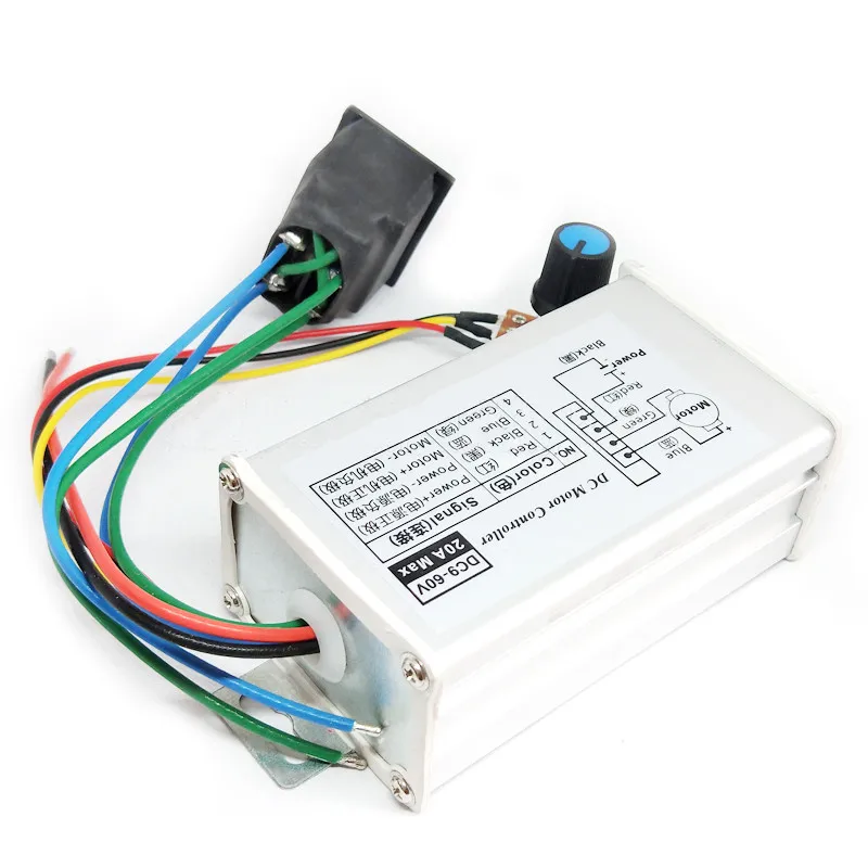 20A двигатель постоянного тока Переменная скорость/Обратный Переключатель ширина