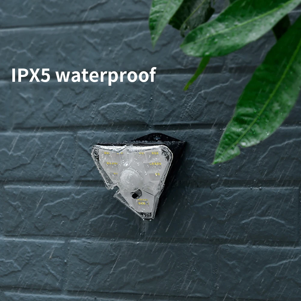 

Energy-collecting solar human body induction wall lamp landscape garden wall lamp outdoor waterproof wall lighting street lamp