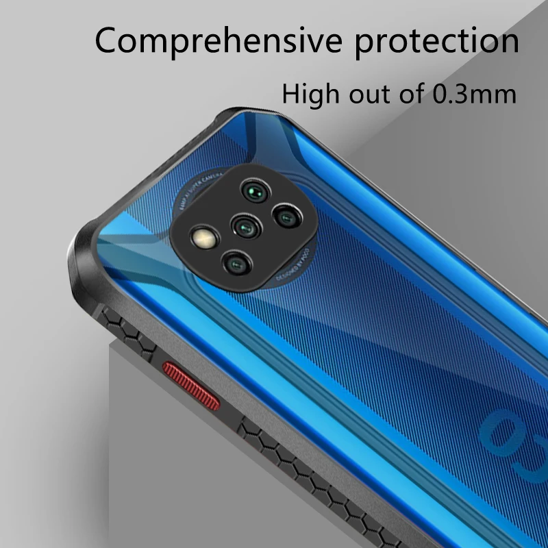 rzants for xiaomi poco x3 nfc poco x3 pro case beetle unicorn airbag pumper shockproof casing transparent phone shell soft cover free global shipping