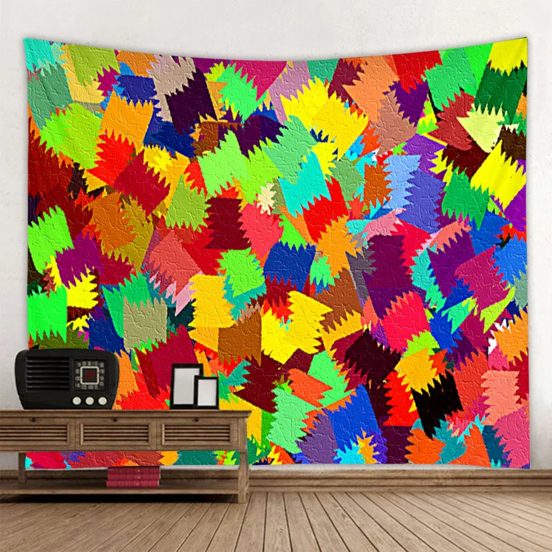 Tenture психоделический гобелен Настенный Ковер одеяло для пикника богемное