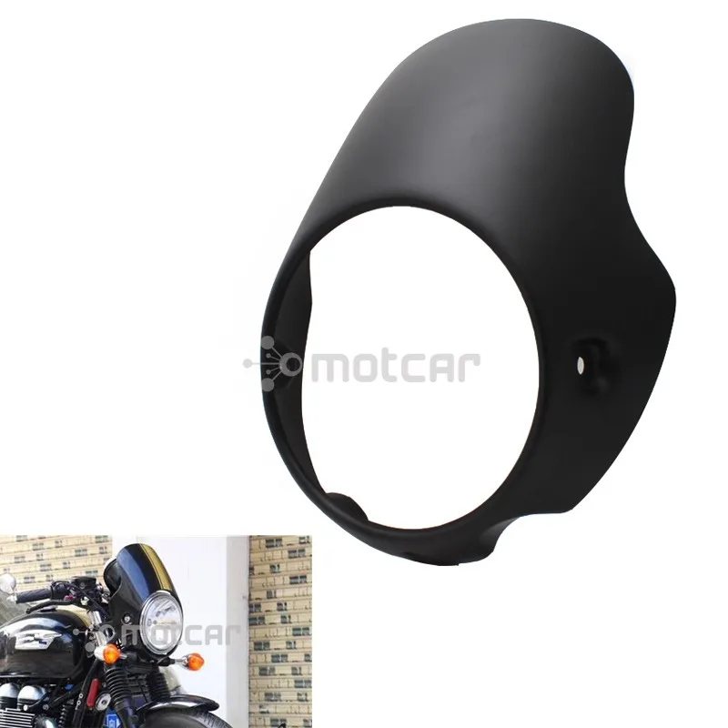 Двигатель 7 5 дюйма ветрозащитный экран для фар триумфа Bonneville T100 thruкстон Monster CB150