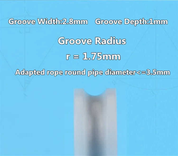 Подшипник мини-шкива с нейлоновым покрытием 4*15*6 мм 5 шт. | Строительство и ремонт