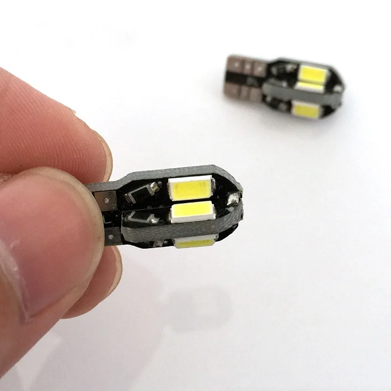 10светодиодный LED W5W Canbus T10 автомобильный внутренний свет для Toyota Levin Camry Reiz Highlander